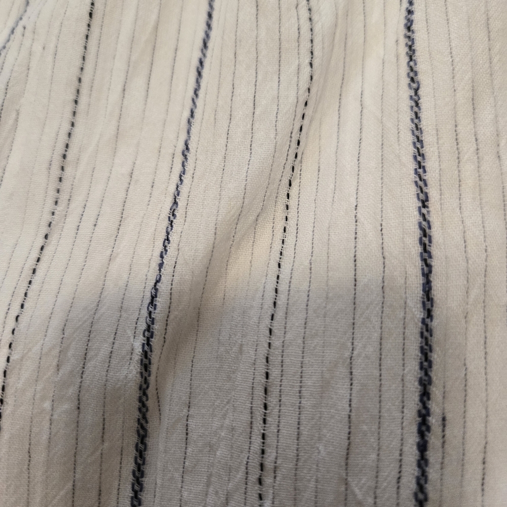 Lane Bryant Blouson Sleeved Striped Midi Shirt Dress In Size 18 - Picture 2 of 9